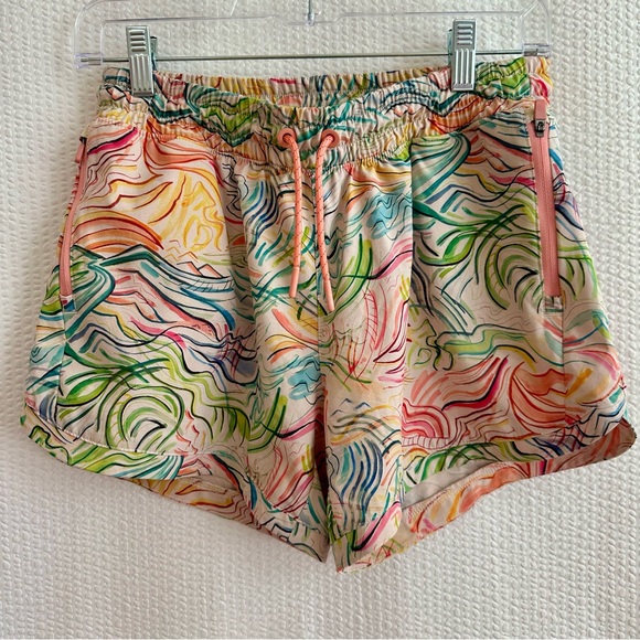 Athleta Girl All Play Red/Pink/Multi Color Athletic Shorts  Size: 16 XXL - Picture 1 of 5
